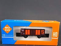 Roco twee-assige hoge bak-/kolenwagon (open goederenwagen) van de nederlandse spoorwegen (ns) modelnr: 4311c - afbeelding 2 van  3
