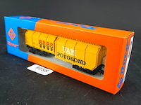 Roco vuilnis-/zelflosserwagon (type takkls) met de opdruk "vam potgrond" van de nederlandse spoorwegen (ns) modelnr: 4368b - afbeelding 1 van  3