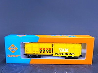Roco vuilnis-/zelflosserwagon (type takkls) met de opdruk "vam potgrond" van de nederlandse spoorwegen (ns) modelnr: 4368b - afbeelding 2 van  3