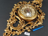 Rococostijl wandklok - afbeelding 1 van  5