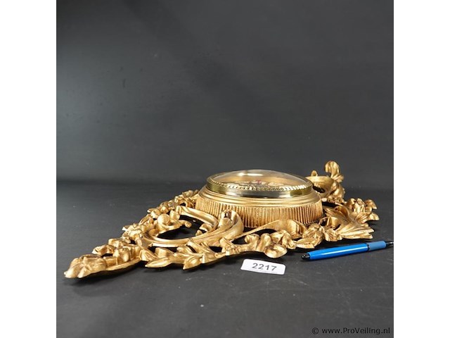 Rococostijl wandklok - afbeelding 4 van  5