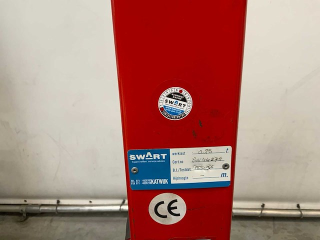 Roda werkplaatskraan 0.25t - afbeelding 2 van  8