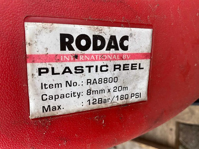 Rodac ra8800 luchtslanghaspel - afbeelding 6 van  6