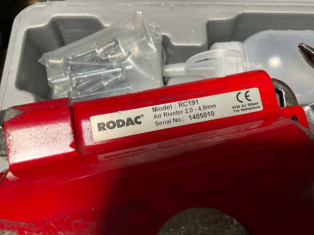 Rodac rc191 blindklinknagelmachine - afbeelding 4 van  4
