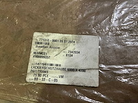 Rode plastic 20um verfhoezen (3x) - afbeelding 3 van  3