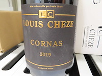Rode wijn - louis cheze - cornas - 2019 (12x) - afbeelding 2 van  2