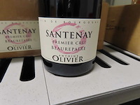 Rode wijn santenay - premier cru - beaurepaire (6x) - afbeelding 1 van  2