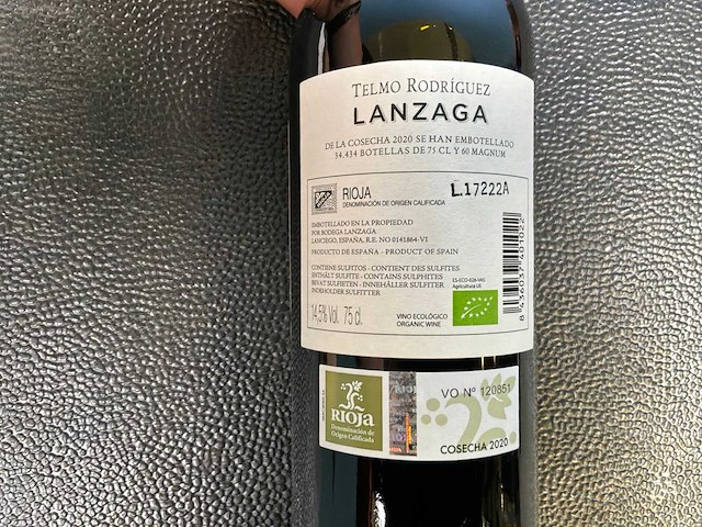 Rodega lanzaga rioja 2020 rode wijn - afbeelding 3 van  3