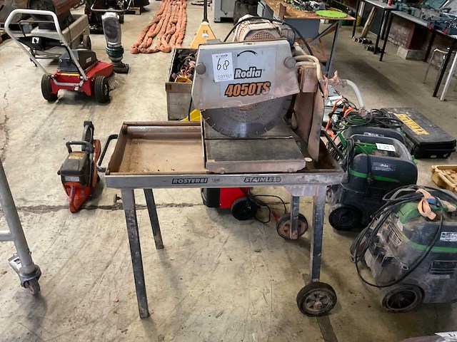 Rodia 4050ts steenzaagmachine - afbeelding 1 van  5