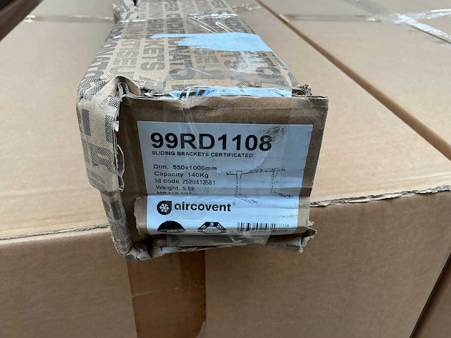 Rodigas ms219 wandbeugel wit met inschuifrail - afbeelding 2 van  3