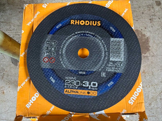 Rodius ksm alphaline slijpschijf (50x) - afbeelding 2 van  3
