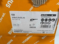 Rodius ksm alphaline slijpschijf (50x) - afbeelding 3 van  3