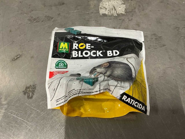 Roe-block rattengif ongediertebestrijding (37x) - afbeelding 1 van  4
