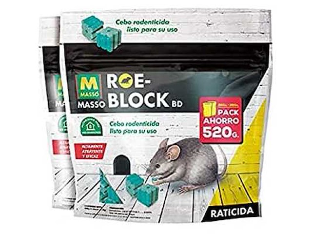 Roe-block rattengif ongediertebestrijding (37x) - afbeelding 3 van  4