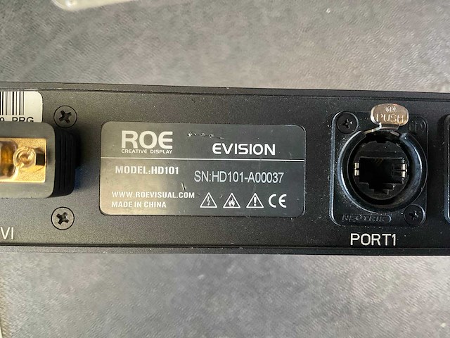 Roe evision hd101 video processor - afbeelding 3 van  3