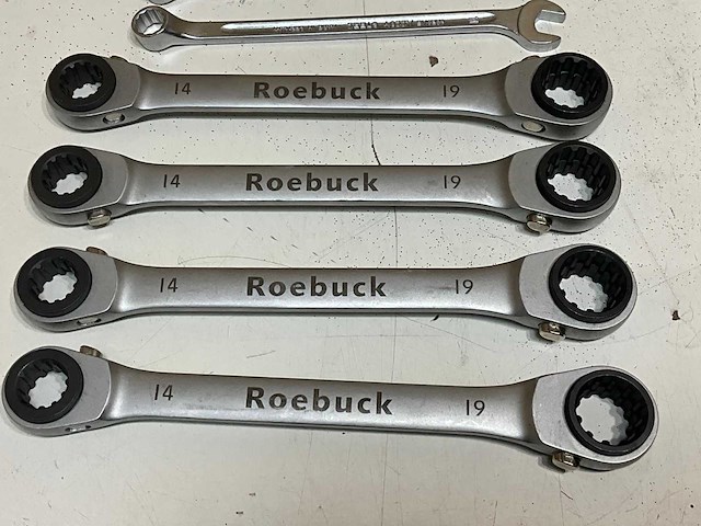 Roebuck bahco diverse steek en ringsleutels (28x) - afbeelding 6 van  17