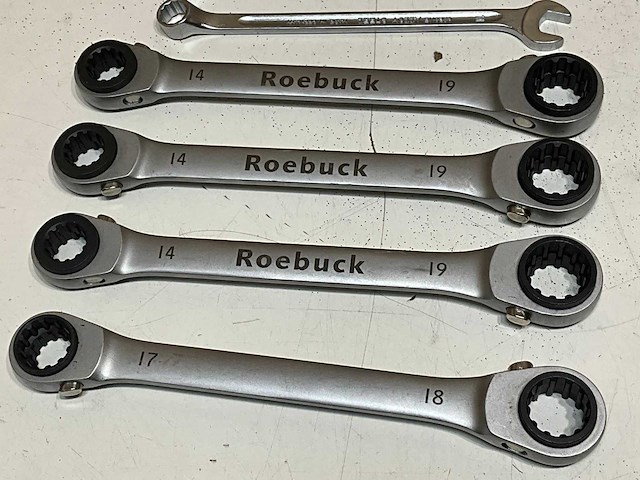 Roebuck bahco diverse steek en ringsleutels (28x) - afbeelding 8 van  17