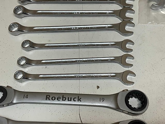 Roebuck bahco diverse steek en ringsleutels (28x) - afbeelding 11 van  17