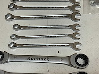 Roebuck bahco diverse steek en ringsleutels (28x) - afbeelding 11 van  17