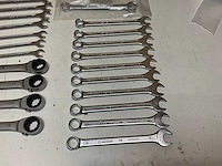 Roebuck bahco diverse steek en ringsleutels (28x) - afbeelding 14 van  17