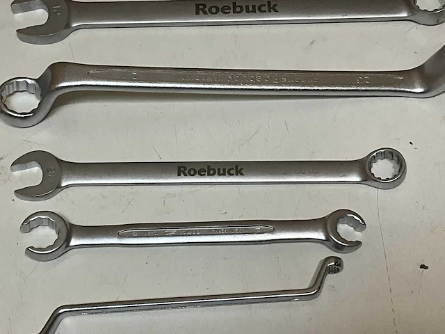 Roebuck diverse steeksleutels (16x) - afbeelding 8 van  9