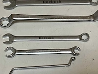 Roebuck diverse steeksleutels (16x) - afbeelding 8 van  9