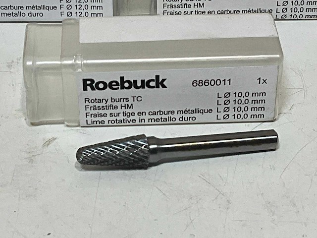 Roebuck freesstift 10 en 12mm (3x) - afbeelding 1 van  2