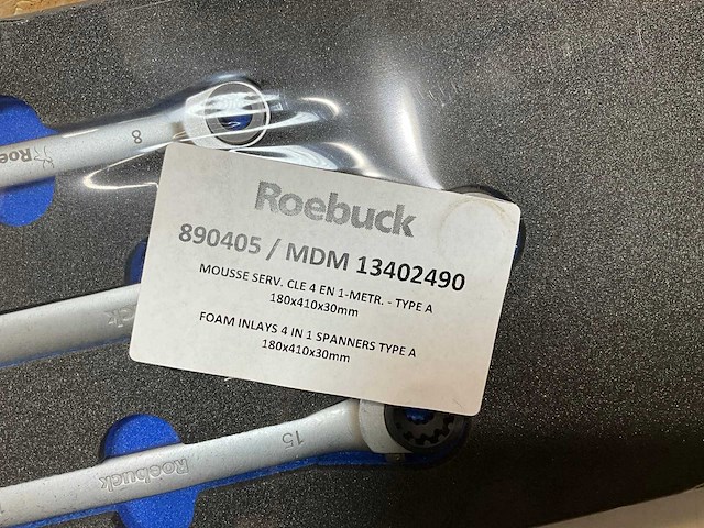 Roebuck ratelset 3 delig 8-16mm - afbeelding 2 van  3