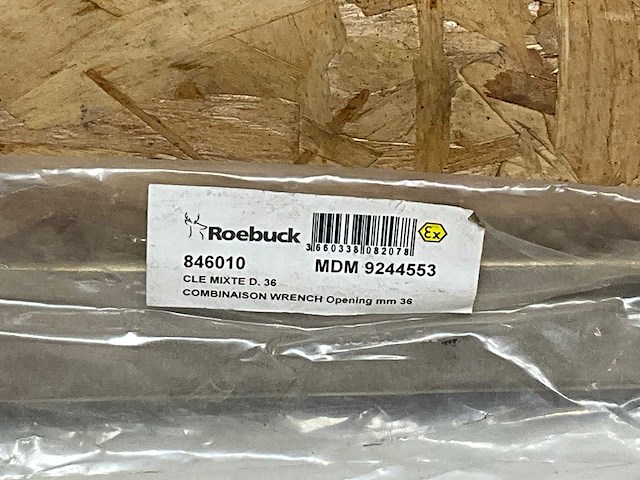 Roebuck ringsteeksleutel vonkvrij 36mm - afbeelding 4 van  5