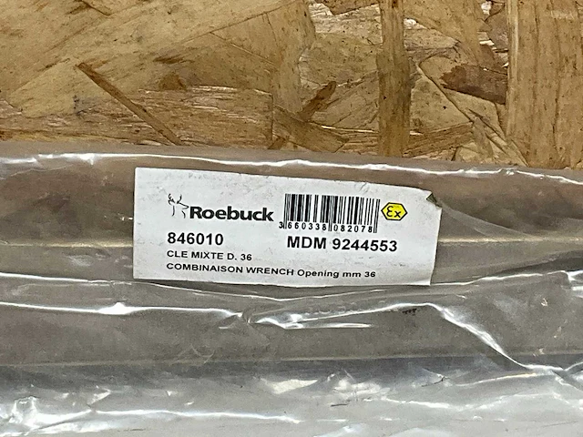 Roebuck ringsteeksleutel vonkvrij 36mm - afbeelding 5 van  5