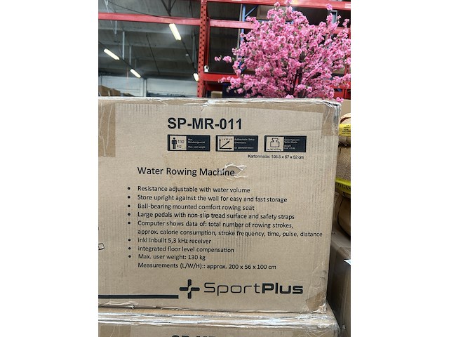 Roeimachine 6 weerstandsniveaus sportplus, sp-mr-011 - afbeelding 3 van  4
