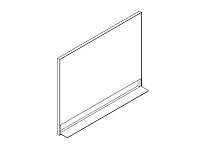 Roelens design - planchet - spiegel 100x80cm - afbeelding 2 van  3