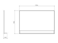Roelens design - planchet - spiegel 120x80 cm (2x) - afbeelding 3 van  3