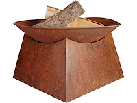 Roestkleurige vuurschalen. (2x) - afbeelding 2 van  4