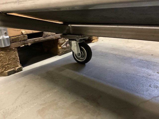 Roestvaststaal magazijnwagen - afbeelding 5 van  5