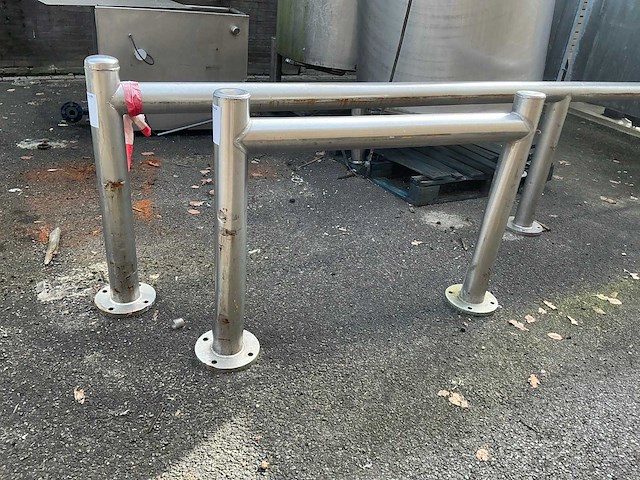 Roestvaststalen hek (2x) - afbeelding 2 van  6