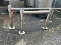 Roestvaststalen hek (2x) - afbeelding 2 van  6