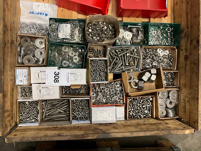 Roestvrijstaal bouten en ringen - afbeelding 1 van  4