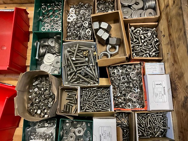 Roestvrijstaal bouten en ringen - afbeelding 3 van  4