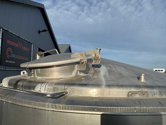 Roestvrijstalen geïsoleerde tank met scharnierende deksel - afbeelding 4 van  5