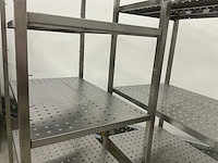 Roestvrijstalen meerlaagse trolley (3x) - afbeelding 7 van  7