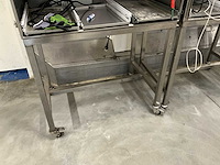 Roestvrijstalen mobiele werkunit (2x) - afbeelding 3 van  4