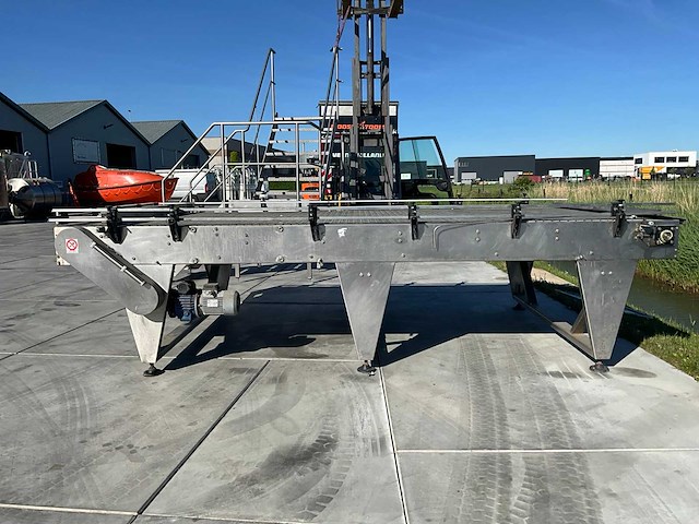 Roestvrijstalen modulaire bandtransportband - afbeelding 3 van  7