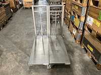 Roestvrijstalen perrontrolley (x2) - afbeelding 2 van  2