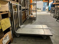 Roestvrijstalen perrontrolley (x2) - afbeelding 2 van  5