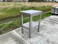 Roestvrijstalen rechthoekige tafel - afbeelding 1 van  5