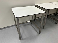 Roestvrijstalen tafel (3x) - afbeelding 2 van  2