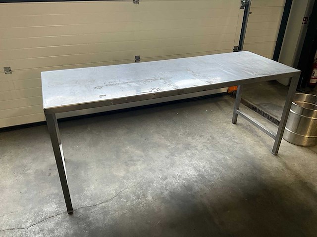 Roestvrijstalen tafel - afbeelding 1 van  3