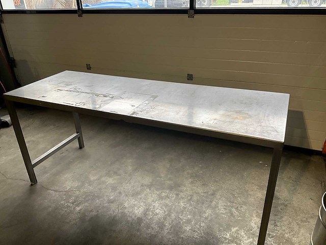 Roestvrijstalen tafel - afbeelding 2 van  3