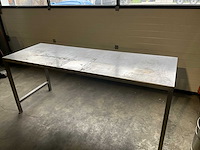 Roestvrijstalen tafel - afbeelding 2 van  3
